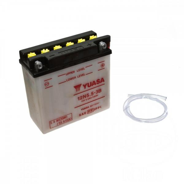 Yuasa Motorradbatterie 12N5.5-3B Yamaha RD125 RD250 RD350 RD400 RD500 LC YZF-R125 Vespa